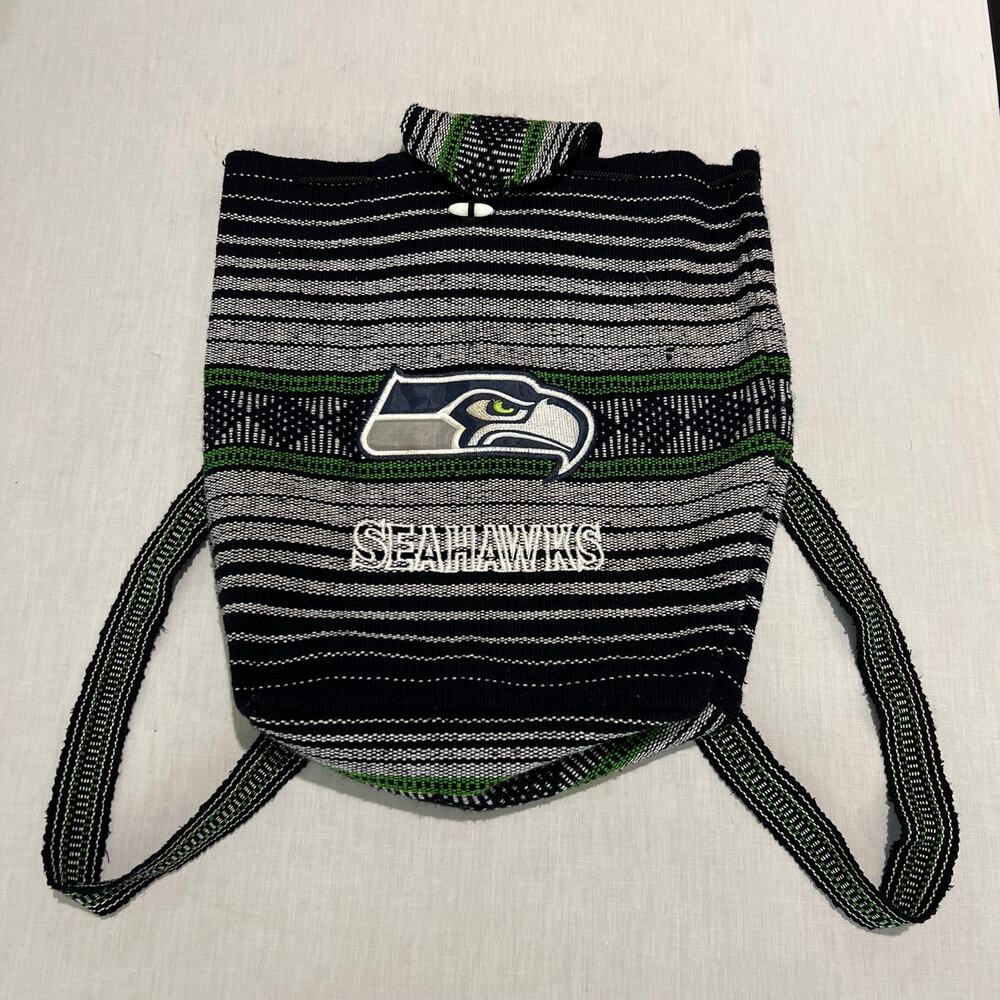 NFL Seattle Seahawks Woven Fabric Backpack